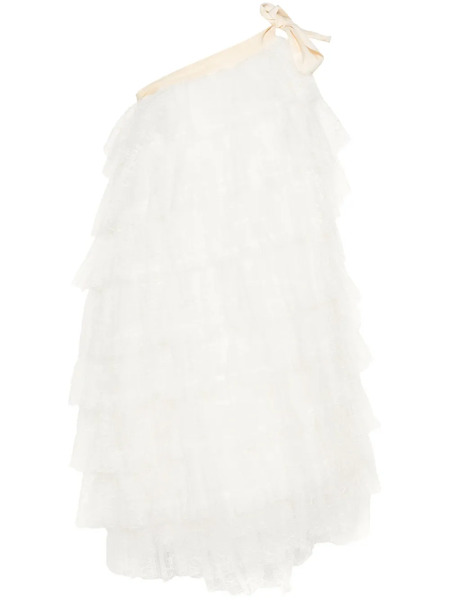  Uma Wang Aela Mini Dress - Neutrals 