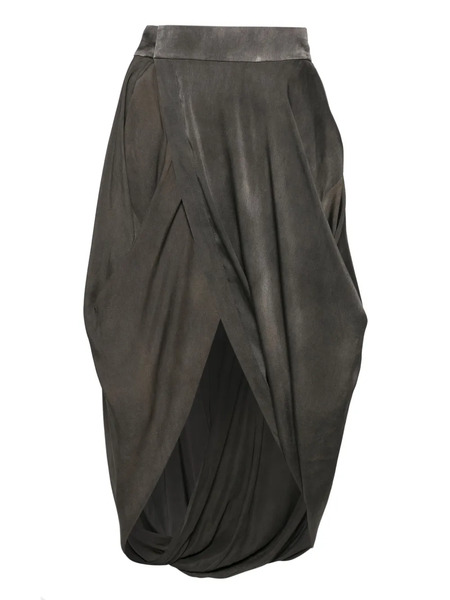  Uma Wang Asymmetric Skirt - Grey 
