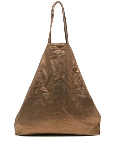  Uma Wang Big Shopping Tote Bag - Gold 