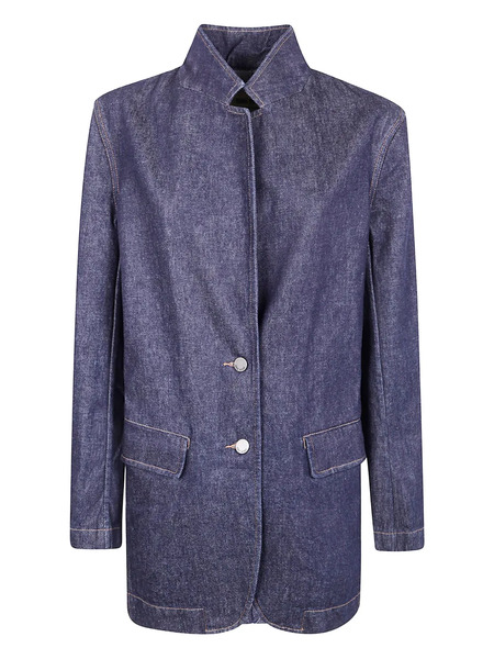  Uma Wang Button Denim Jacket - Blue 