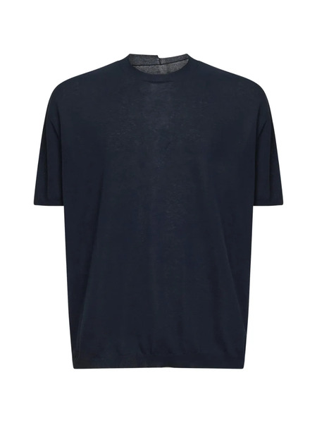  Uma Wang Crew-neck Knitted T-shirt - Blue 