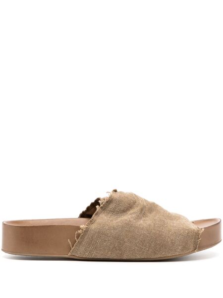  Uma Wang Distressed Slides - Neutrals 
