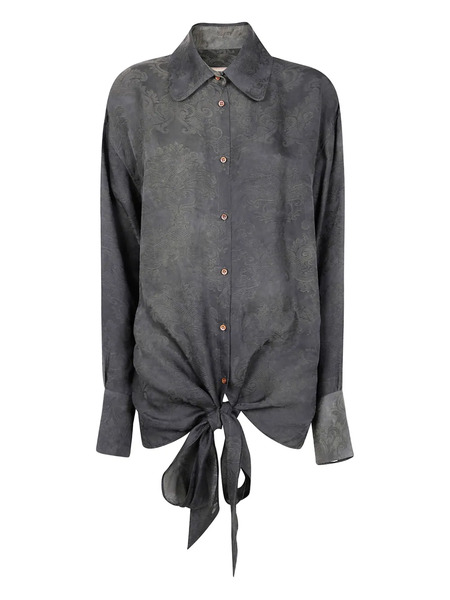  Uma Wang Floral-pattern Shirt - Green 