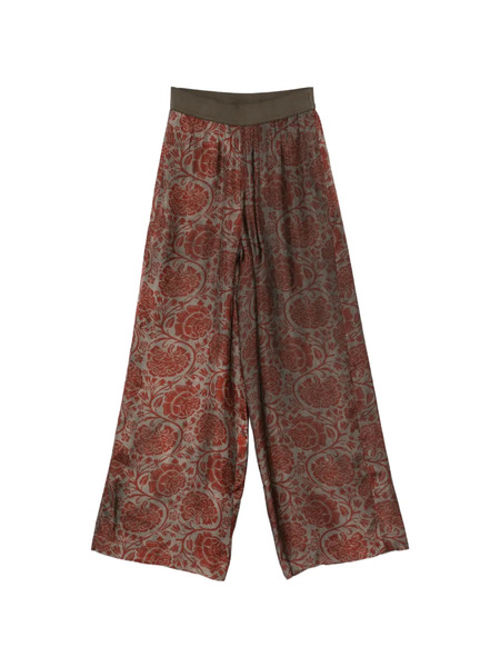  Uma Wang Floral-print Palazzo Pants - Grey 