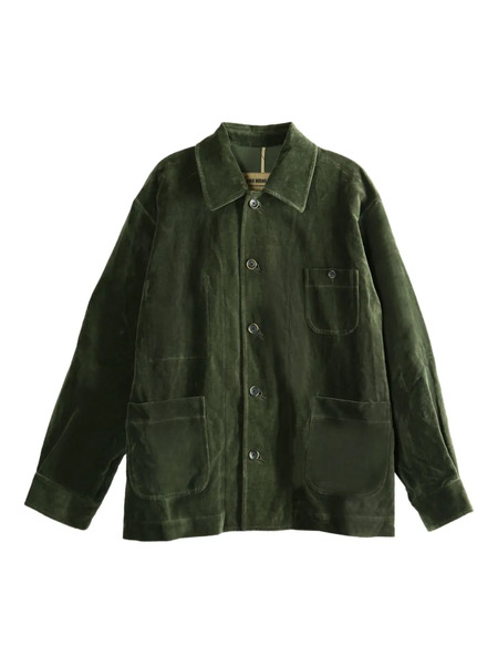  Uma Wang Jinn Patch-pocket Shirt Jacket - Green 