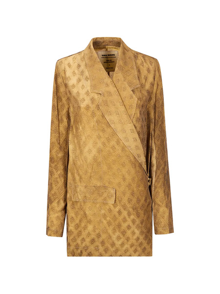  Uma Wang Khloe Flap-pocket Blazer - Brown 