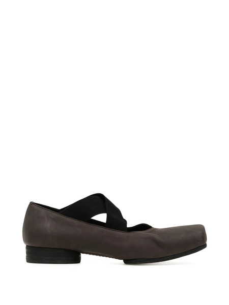 Uma Wang Leather Flats - Brown 