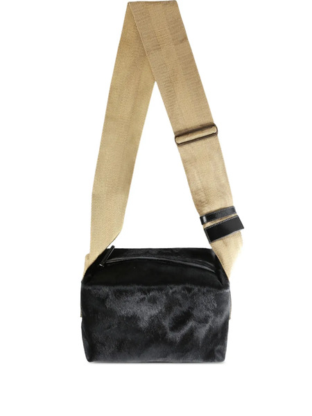  Uma Wang Medium Leather Shoulder Bag - Black 