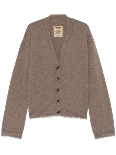  Uma Wang Over Cashmere Cardigan - Brown 