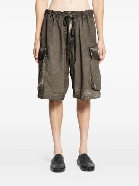  Uma Wang Overdyed Cargo Shorts - Grey 