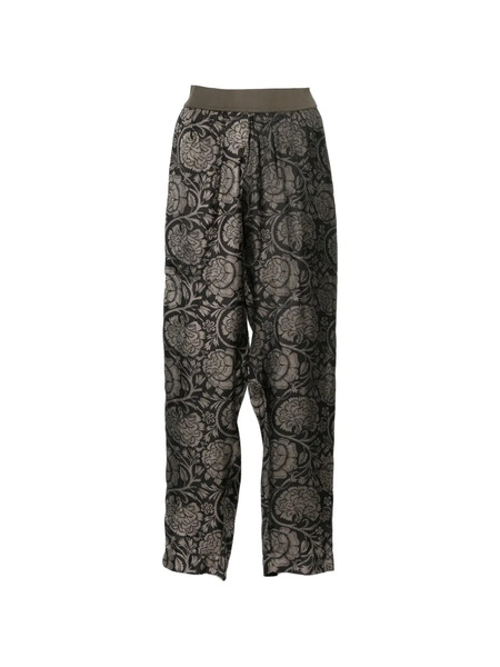  Uma Wang Palmer Floral Trousers - Black 