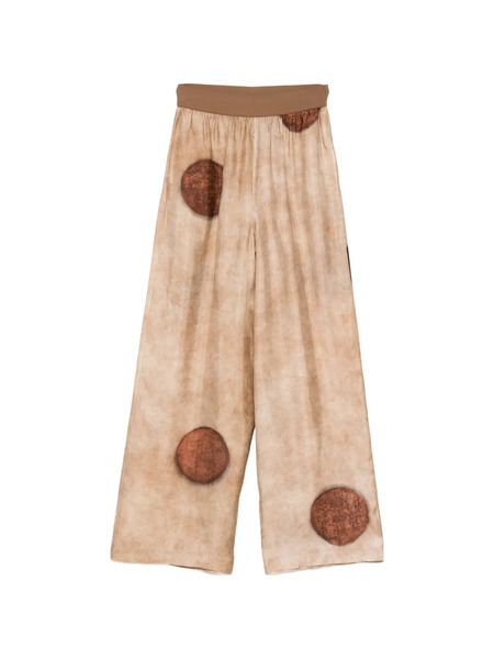  Uma Wang Pansy Dot-print Trousers - Neutrals 