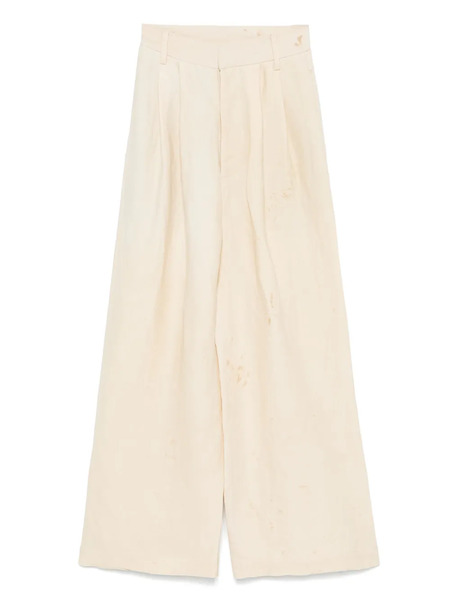  Uma Wang Pleat-detailed Trousers - Neutrals 