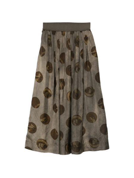  Uma Wang Print Skirt - Grey 