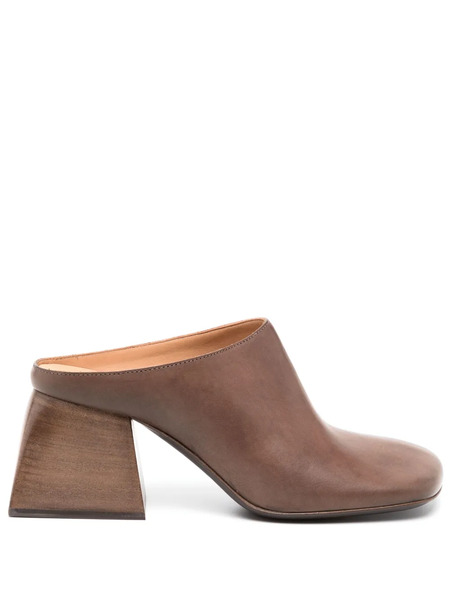  Uma Wang Stone Mules - Brown 