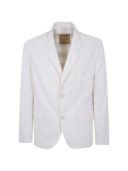  Uma Wang Striped Jacket - White 