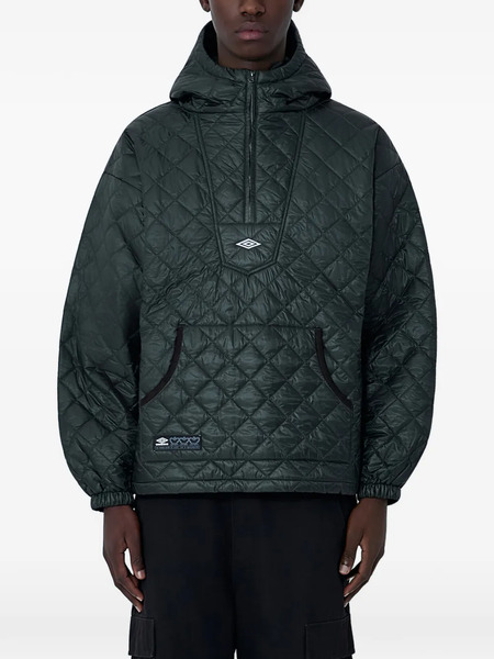  Umbro Padded Half-zip Hoodie - Green 