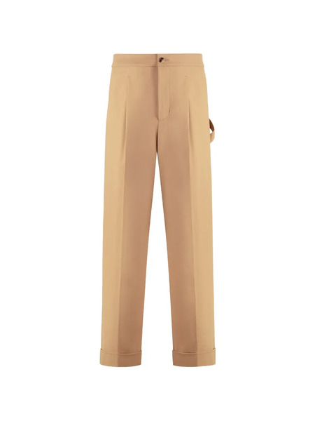  Umit Benan Pleat Trousers - Brown 