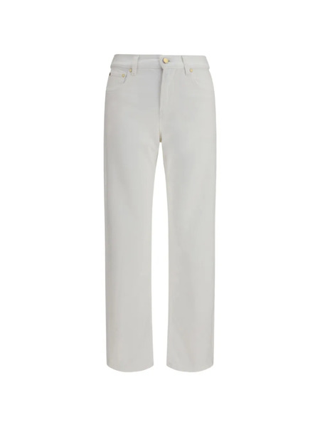  Umit Benan Victoria Logo-patch Jeans - White 