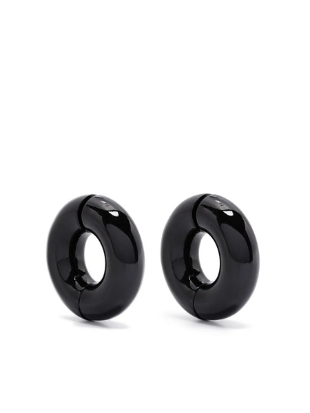  Uncommon Matters Large Stratus Hoops - Black 