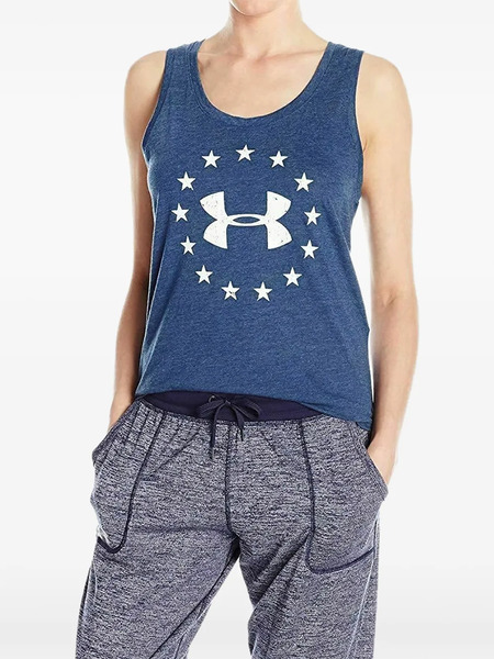  Under Armour Freedom Tank Top - Blue 