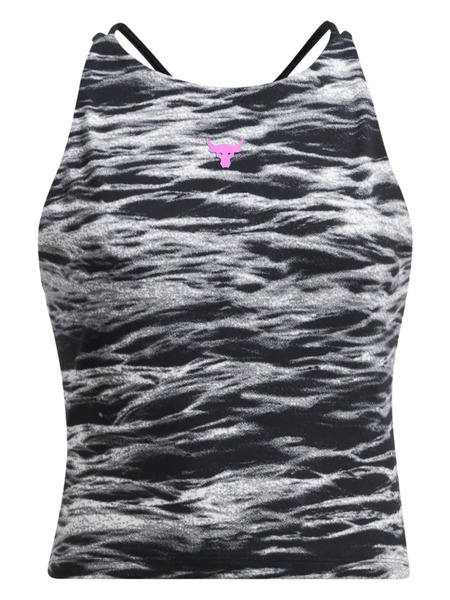  Under Armour Project Rock Lets Go Top - Black 