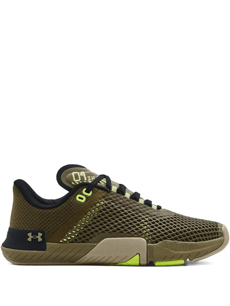  Under Armour Tribase Reign 4 tent/black/khaki Sneakers - Green 