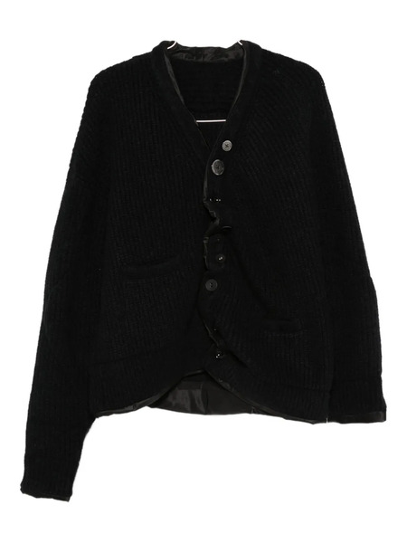 Undercover Asymmetric Cardigan - Black 
