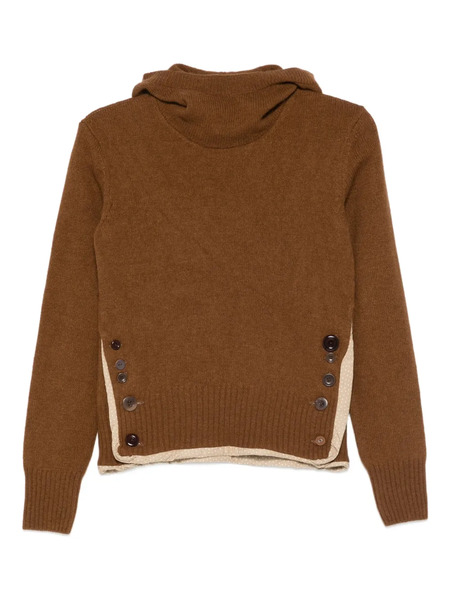  Undercover Contrasting-trim Jumper - Brown 