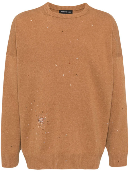  Undercover Cross-embroidered Jumper - Neutrals 