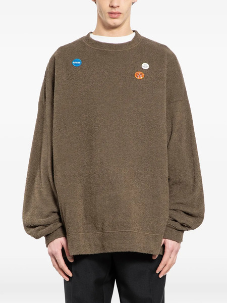  Undercover Embellished Sweatshirt - Brown 