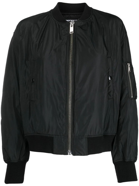  Undercover Embroidered-design Bomber Jacket - Black 