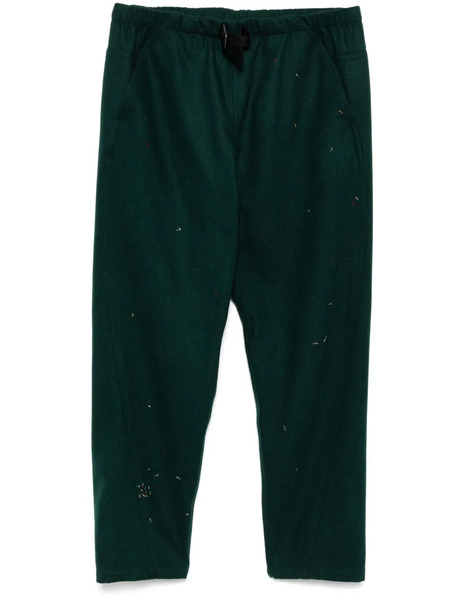  Undercover Embroidered Pants - Green 