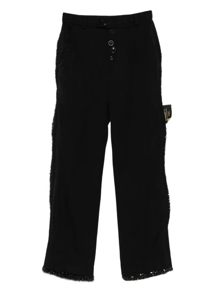 Undercover Glitter-embellished Trousers - Black 