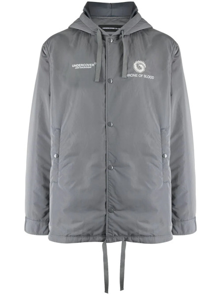  Undercover Illustration-print Hooded Jacket - Grey 