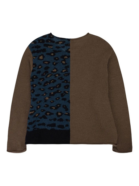  Undercover Leopard-jacquard Sweater - Brown 