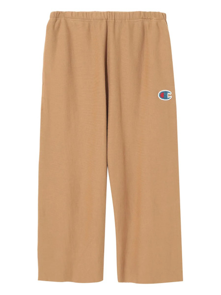 Undercover Logo-patch Raw-edge Pants - Neutrals 