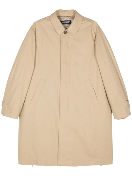  Undercover Logo-print Coat - Brown 
