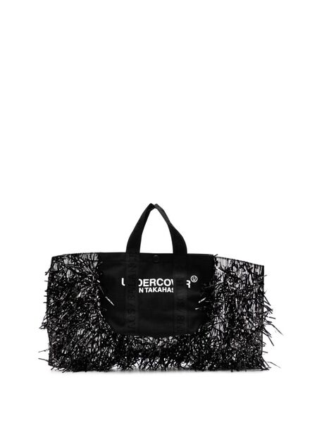  Undercover Logo Print Tote Bag - Black 