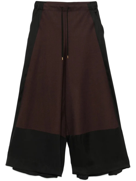 Undercover Panelled Trousers - Brown 
