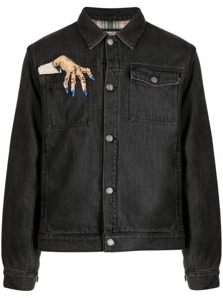  Undercover Patch-detail Wool-blend Jacket - Grey 