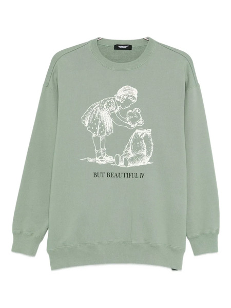  Undercover Printed Sweatshirt - Green 