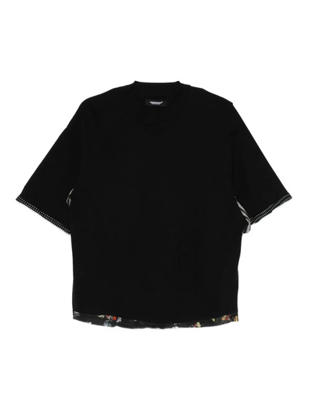  Undercover Printed-trim T-shirt - Black 