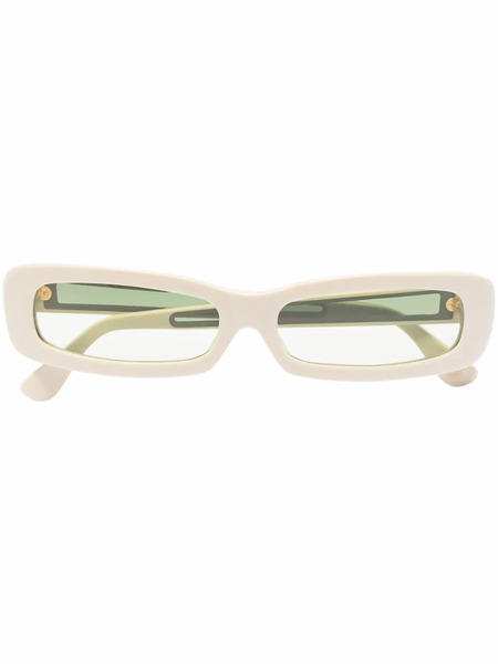  Undercover Rectangle-frame Tinted Sunglasses - Neutrals 