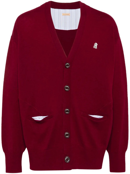  Undercover Sheep Patch Cardigan - Red 