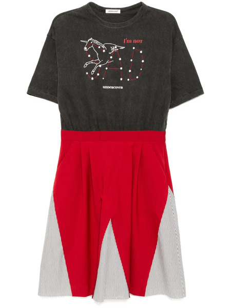  Undercover Short-sleeved Dress - Grey 