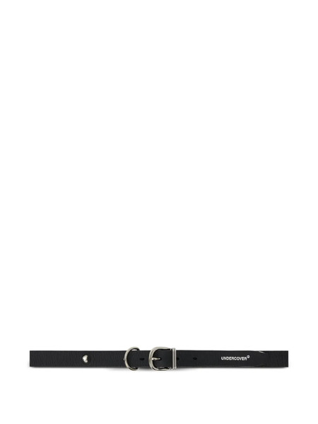  Undercover Studded Leather Belt - Black 