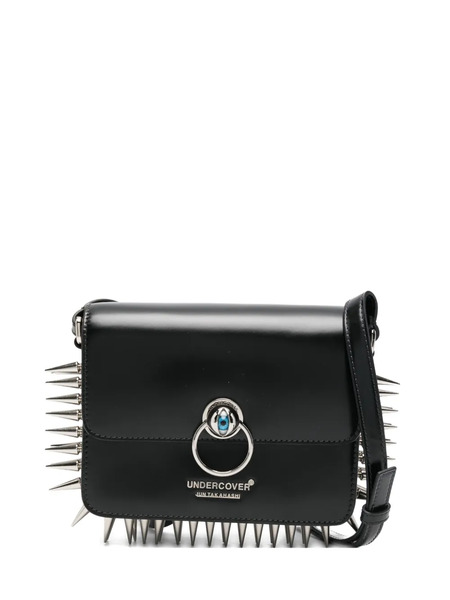  Undercover Studded Ring-detail Shoulder Bag - Black 