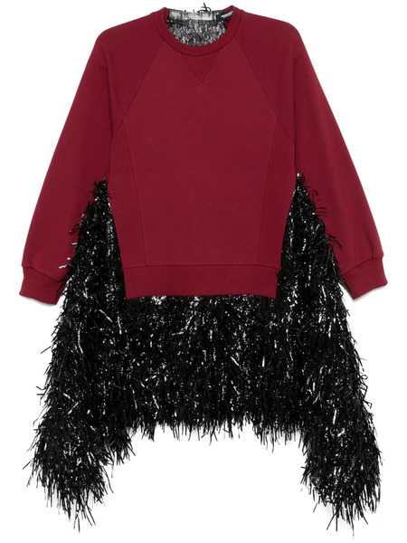  Undercover Tassel-trim Sweatshirt - Red 