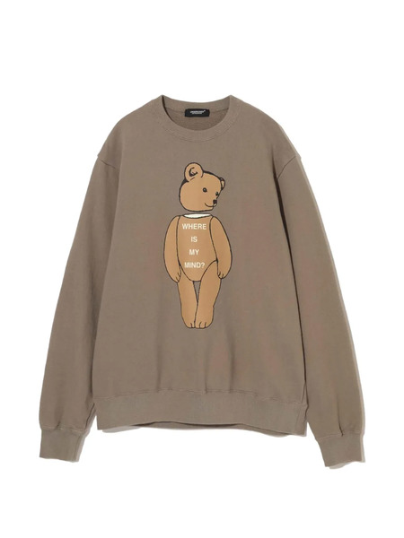  Undercover Teddy-print Sweatshirt - Brown 